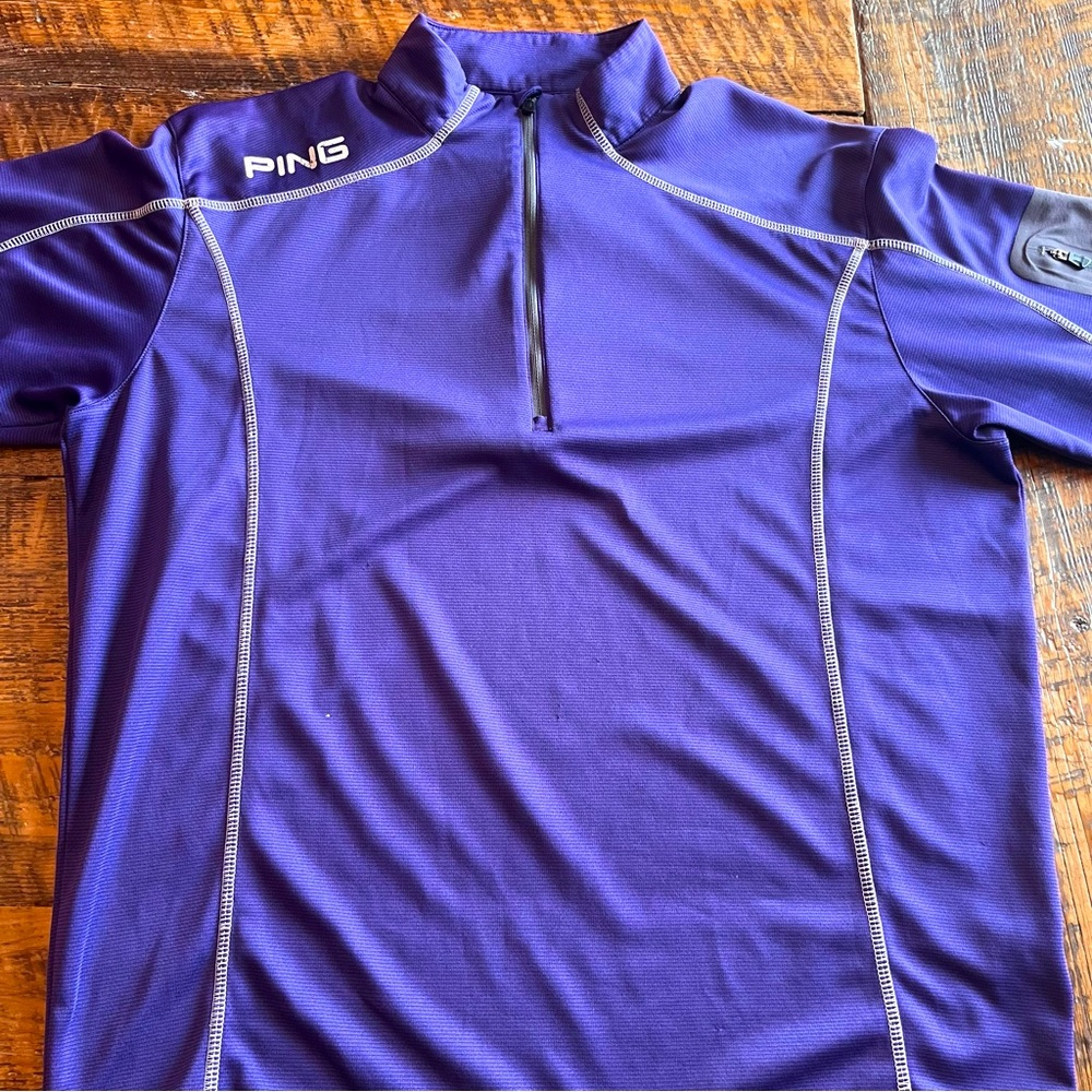 🌸 Ping SensorCool 1/4 Zip Pullover - Purple/Large ⛳️